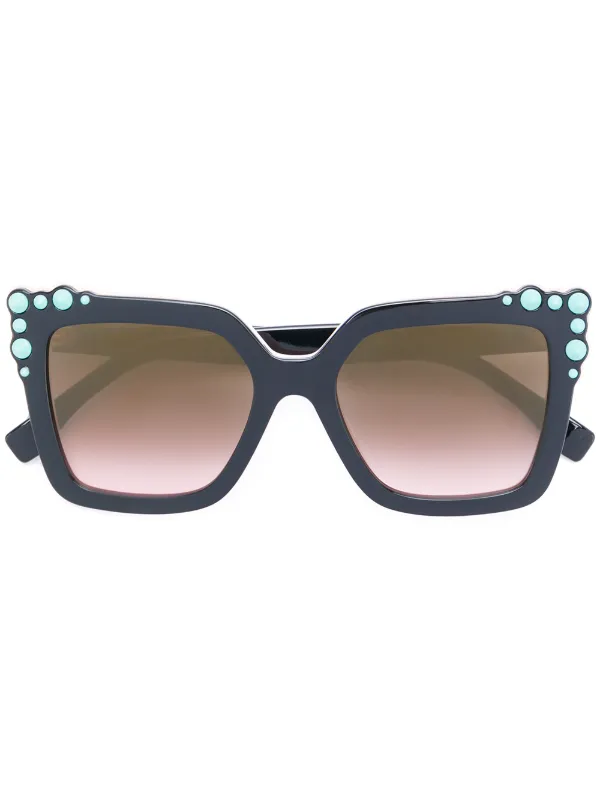 fendi embellished sunglasses