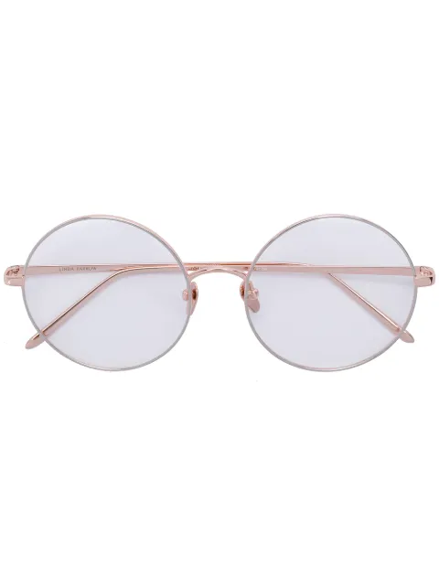 Linda Farrow Occhiali Da Vista Rotondi - Farfetch