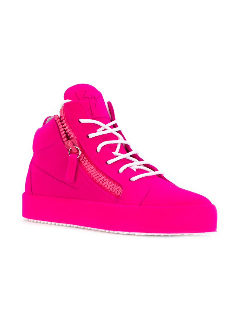 Giuseppe Zanotti The Unfinished hi-top sneakers Pink
