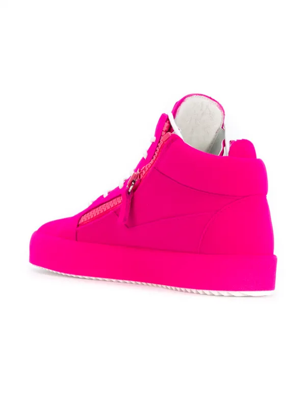 Giuseppe Zanotti ハイカットスニーカー | ピンク | FARFETCH JP