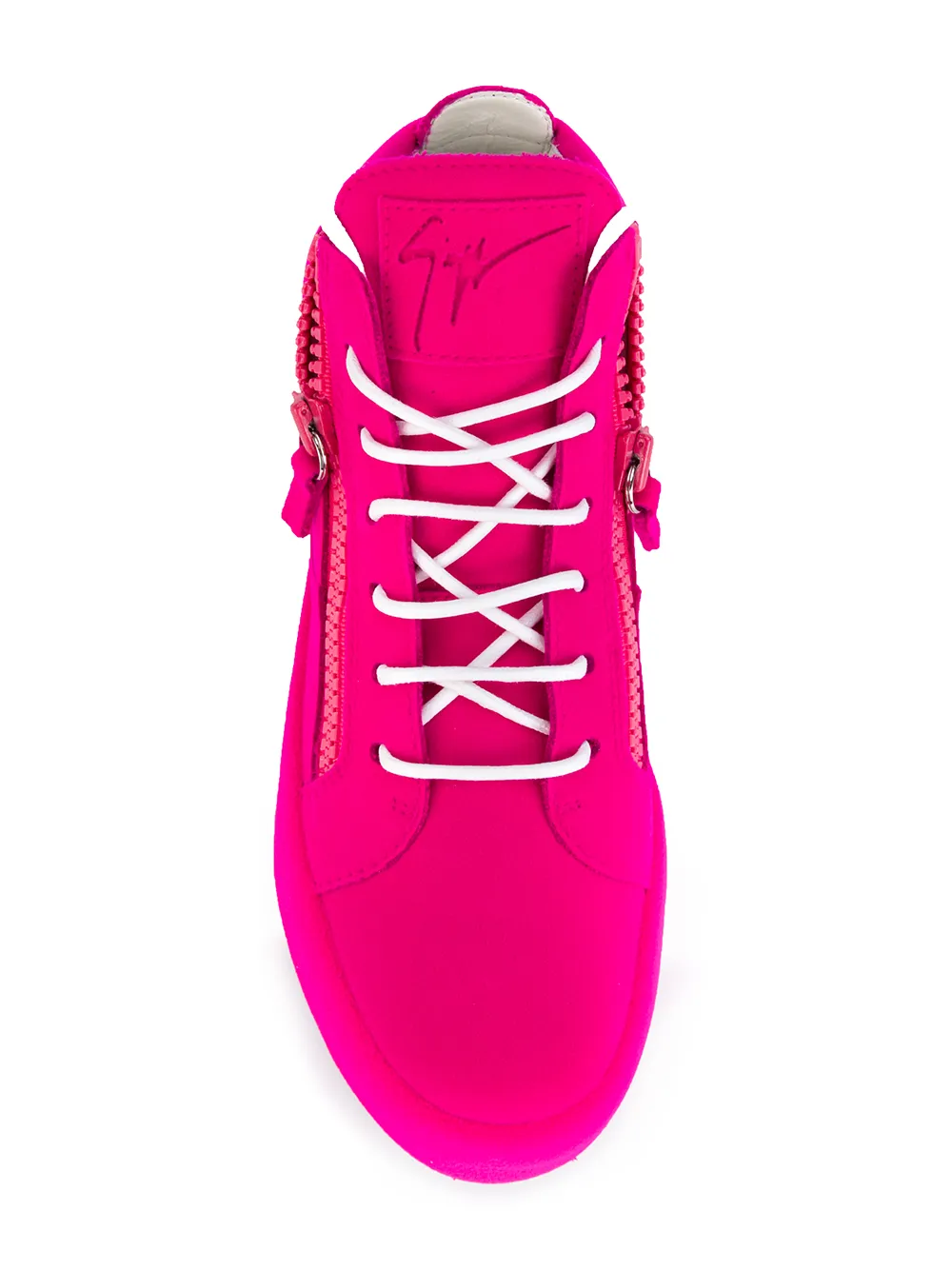Giuseppe Zanotti The Unfinished hi-top sneakers Pink