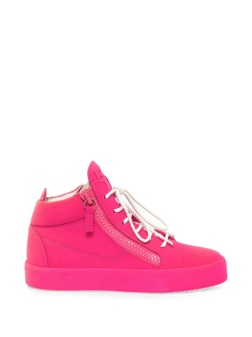 Giuseppe Zanotti The Unfinished hi-top sneakers Roze