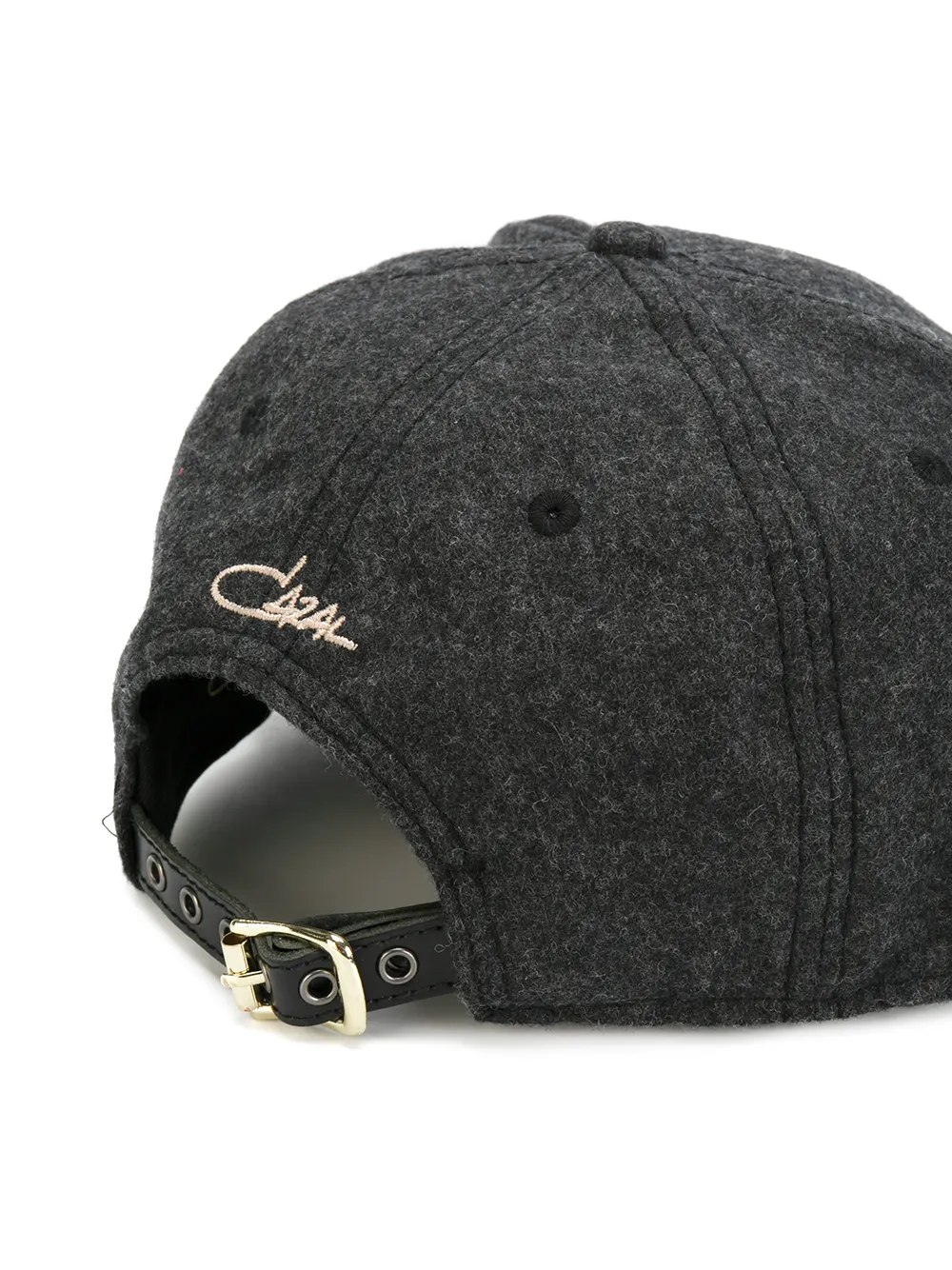 Cazal flat peak branded cap - Grijs