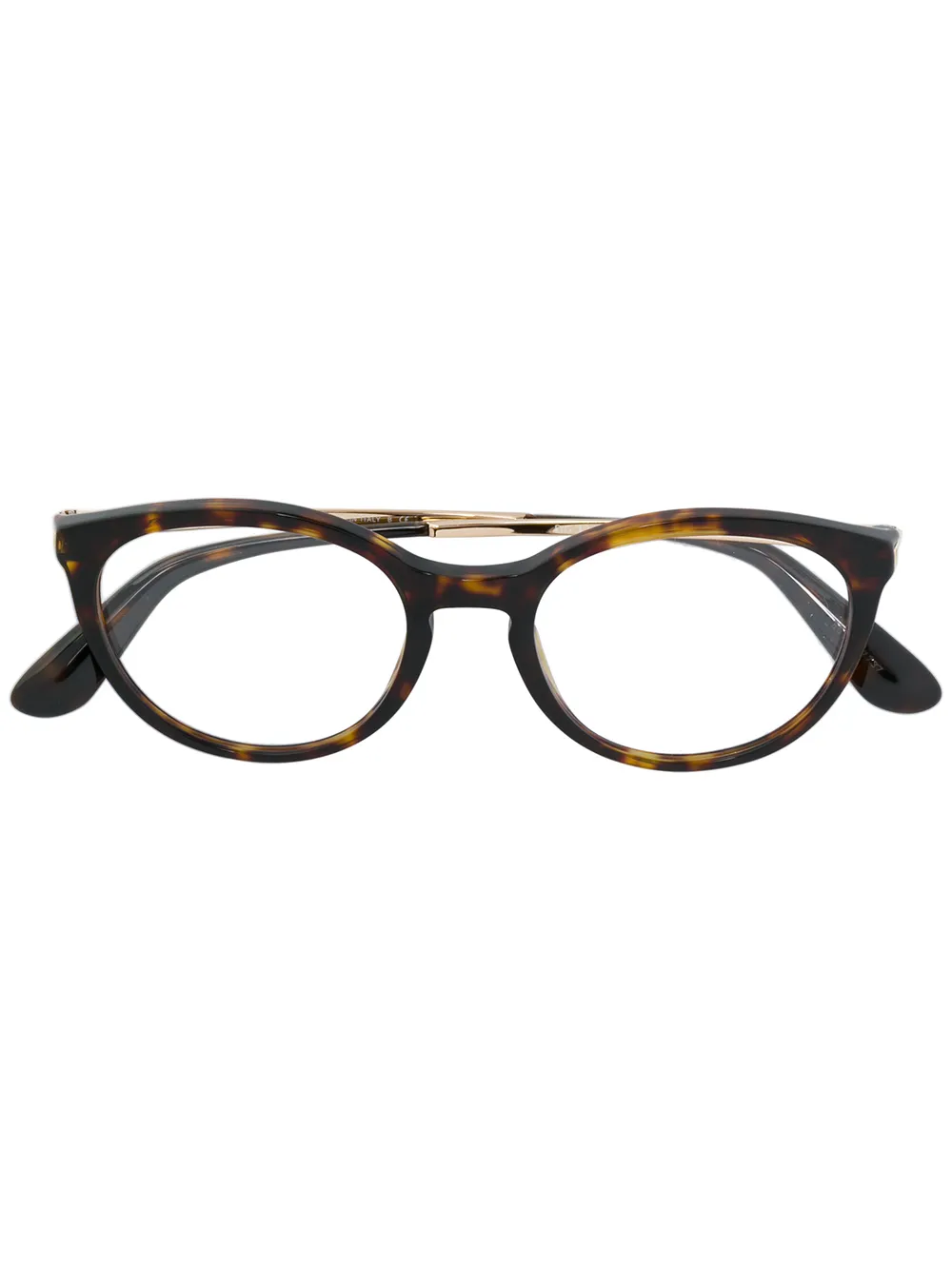 Dolce & Gabbana Eyewear Brille mit rundem Gestell - Braun