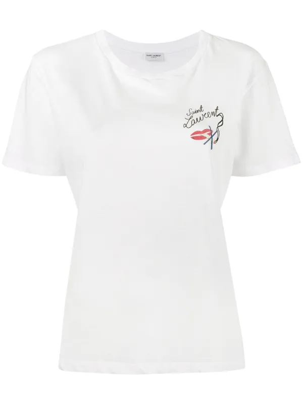 Ysl no smoking t shirt 2025