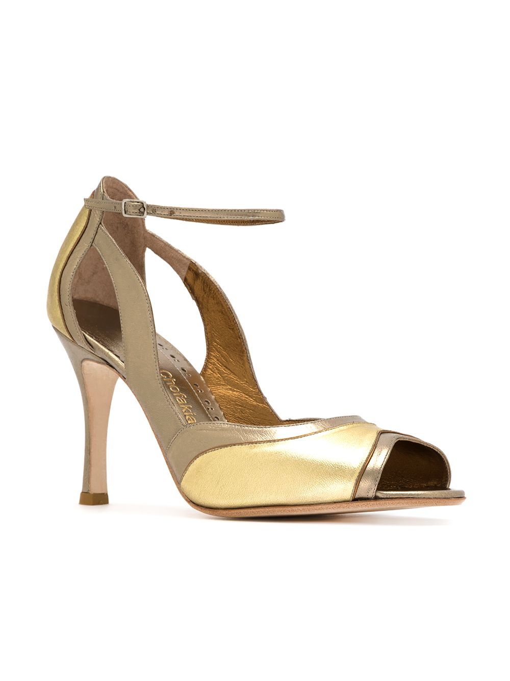 фото Sarah chofakian panelled pumps