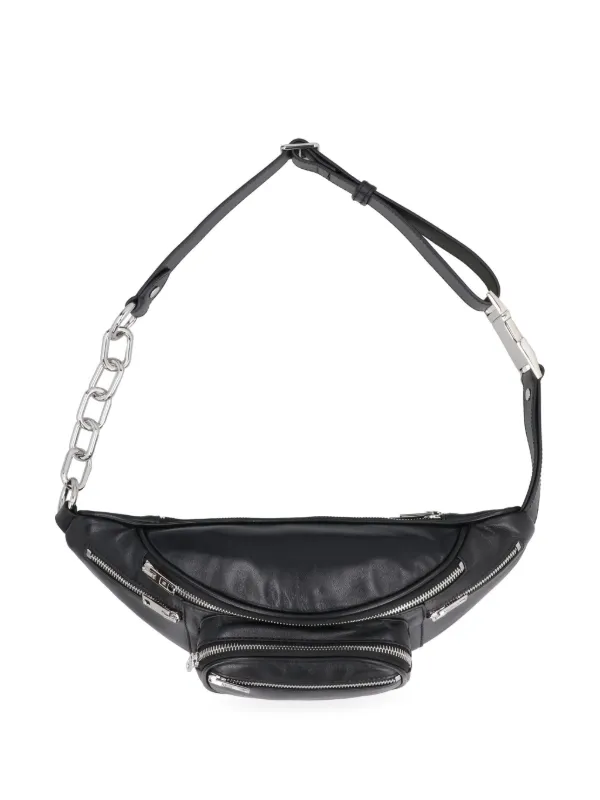 Alexander Wang Sac Banane Padlock Noir FARFETCH CM
