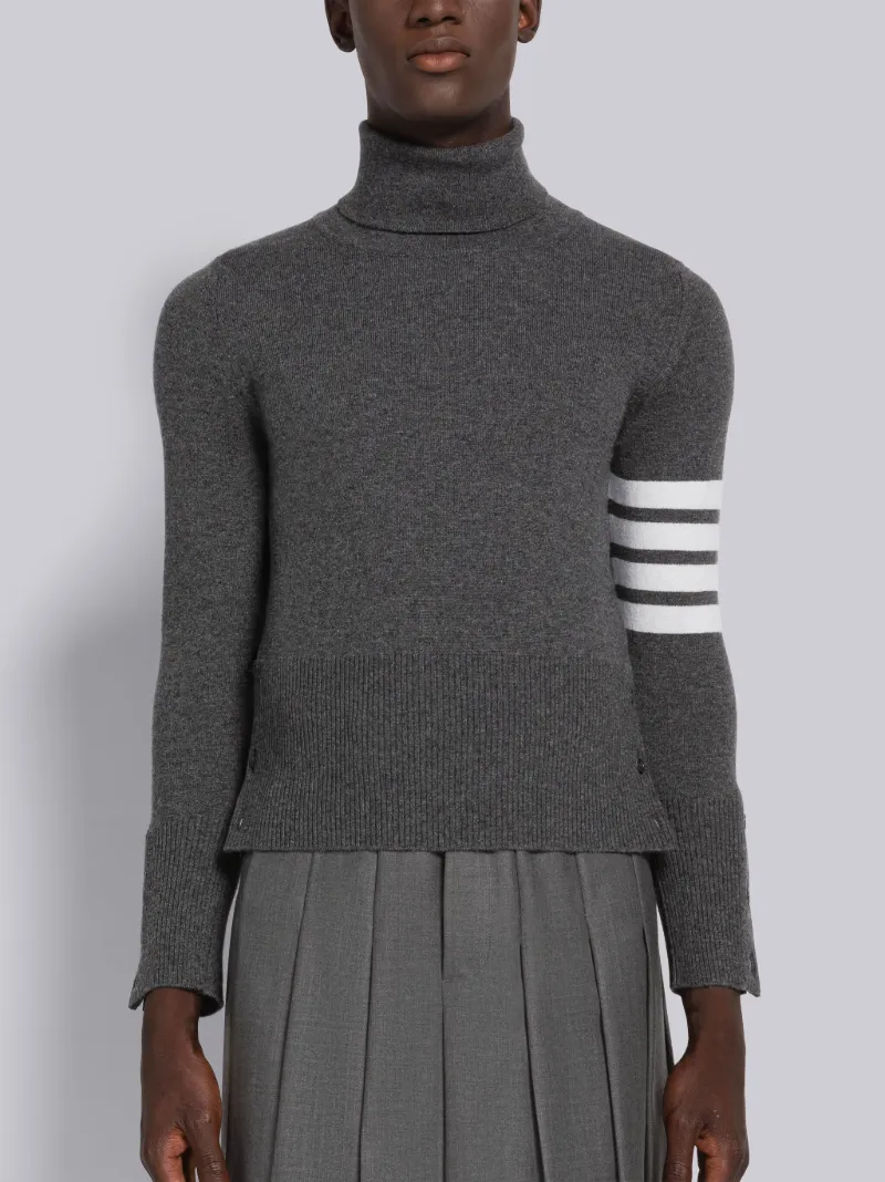 CASHMERE 4-BAR CLASSIC TURTLENECK 