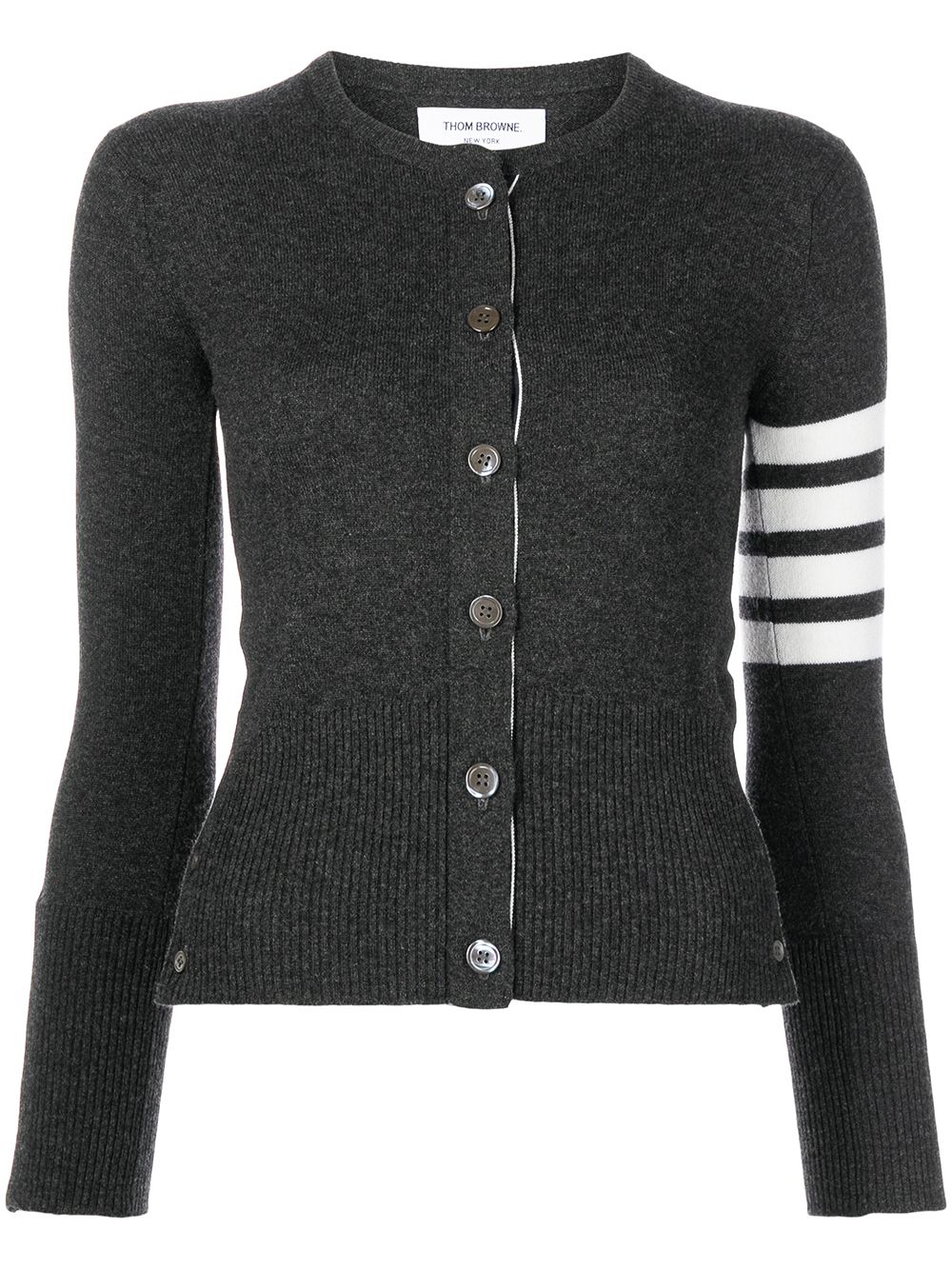 Image 1 of Thom Browne 4-Bar stripe cardigan