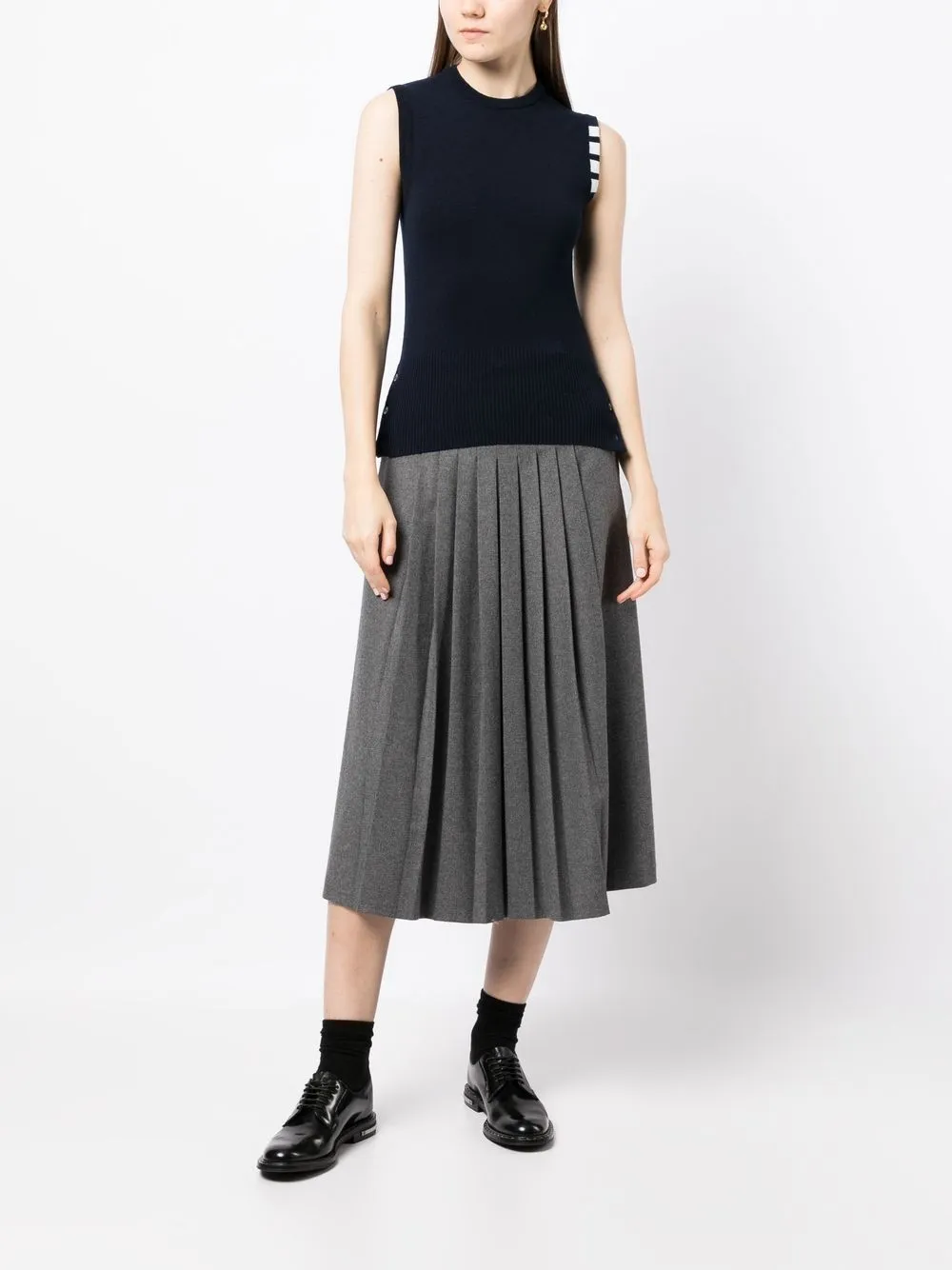 Thom Browne Gebreide top - 415 Navy