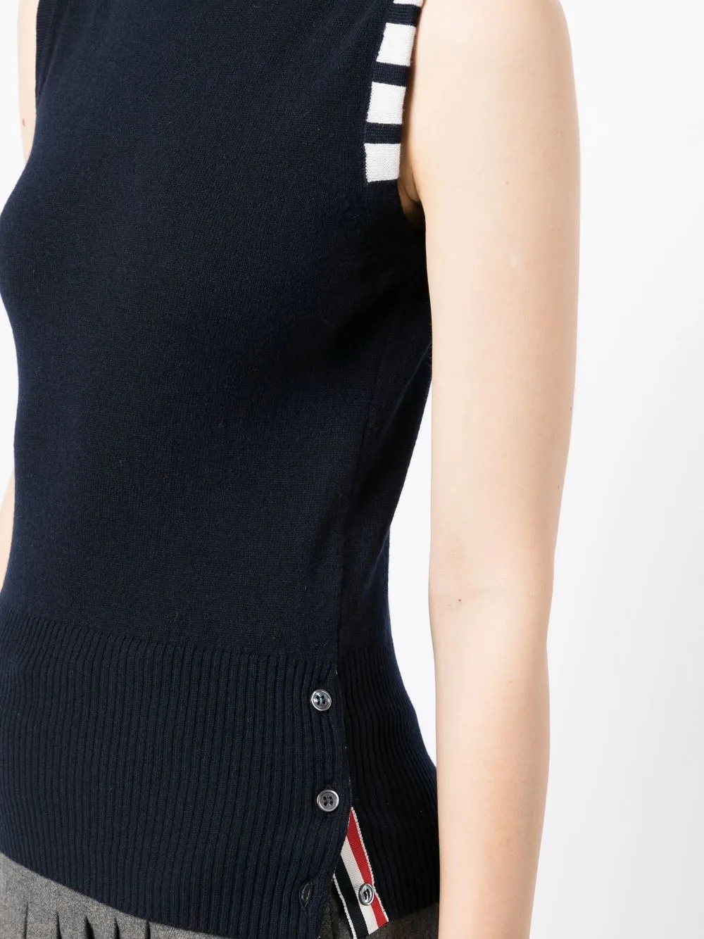 Thom Browne Gebreide top 415 Navy