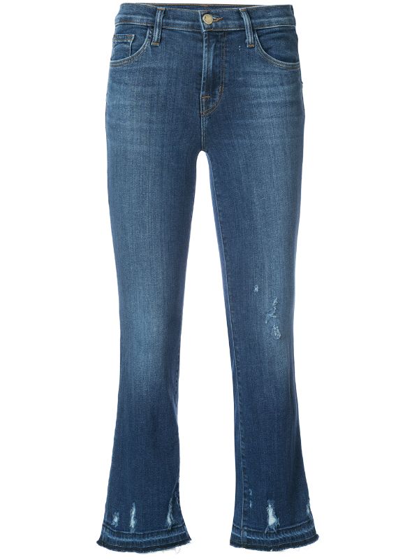 j brand selena cropped jeans