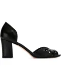 Sarah Chofakian peep toe pumps - Black