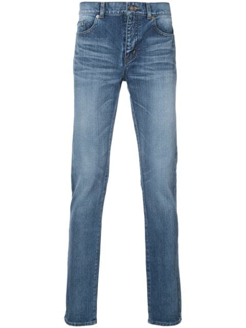 saint laurent high rise skinny jeans