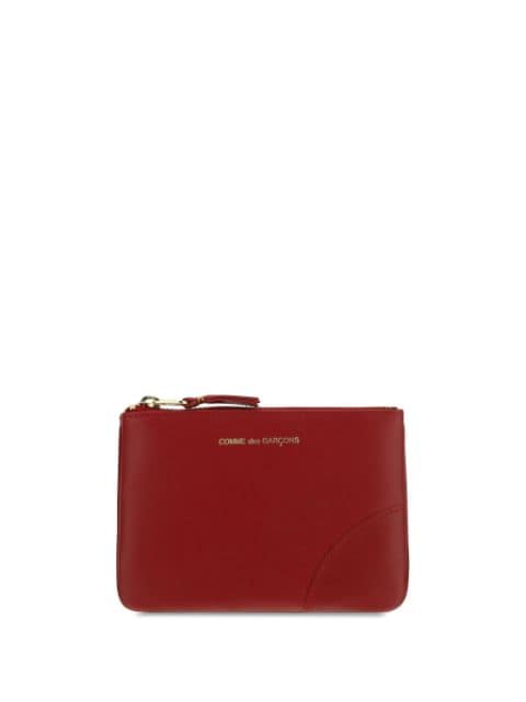 Comme Des Garçons Play logo-stamp zip wallet