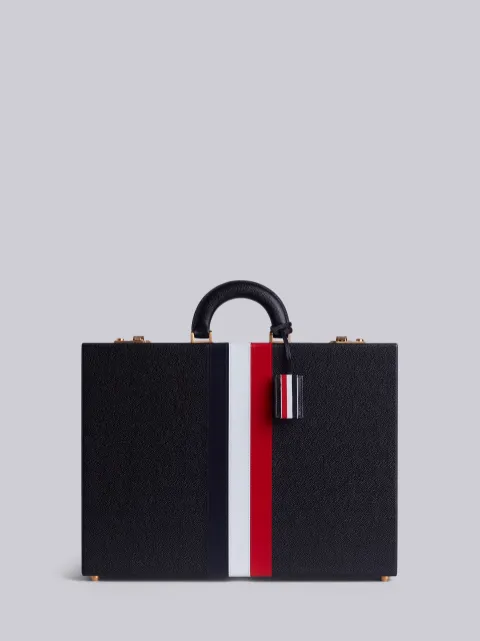 logo-stamp leather document holder | Thom Browne Official