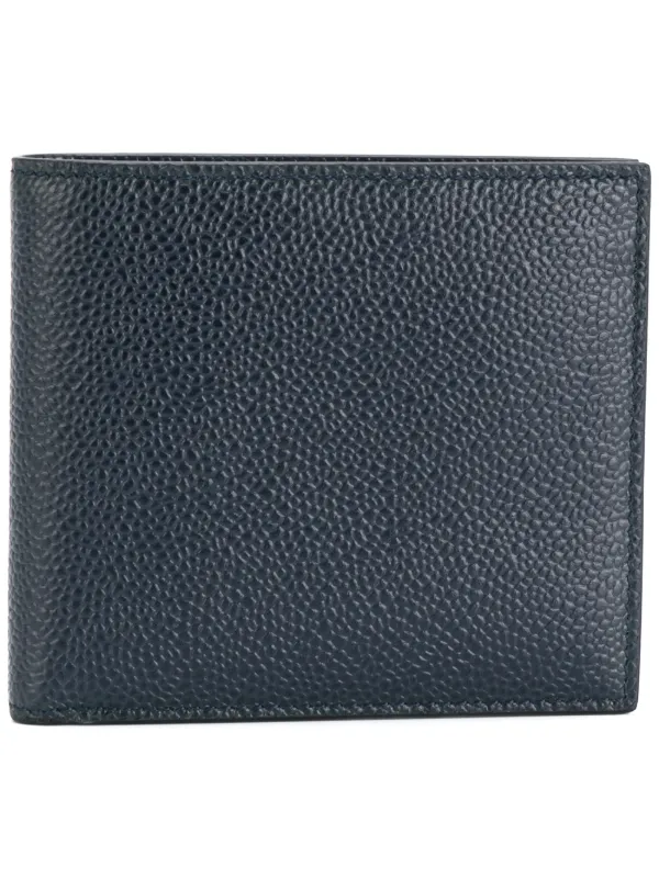 折りたたみ財布 THOM BROWNE BILLFOLD IN PEBBLE GRAIN LEATHER Brand New Thom Browne Billfold Wallet w/ Coin Compartment in