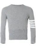 Thom Browne 4-Bar Short Cashmere Pullover - Grey