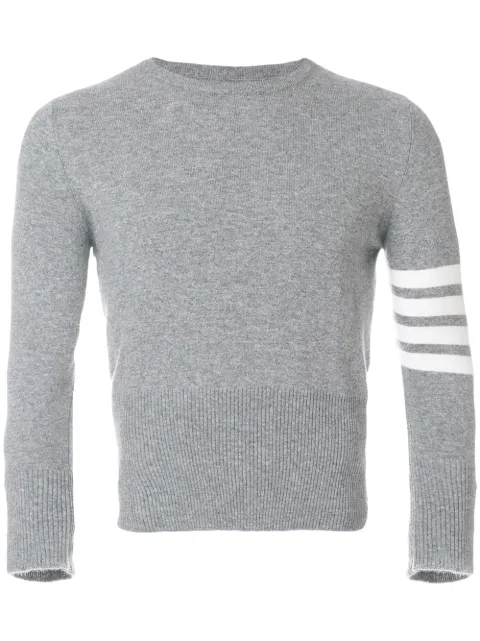 Thom Browne 4-Bar Short Cashmere Pullover