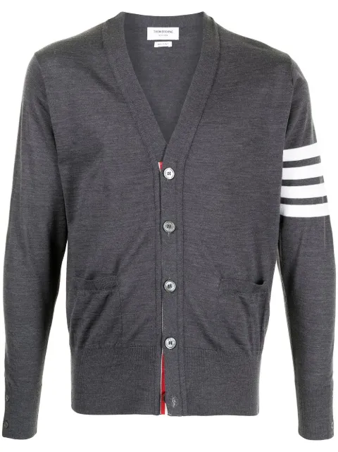 Thom Browne cárdigan con motivo 4-Bar