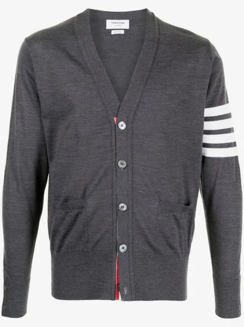 Thom Browne Merinocardigan mit V-Ausschnitt