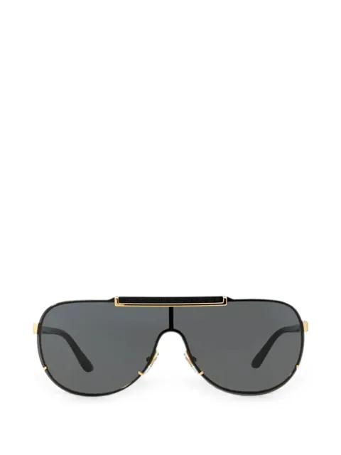Versace Eyewear visor aviator sunglasses