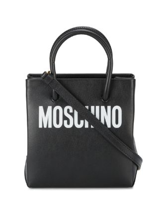 moschino leather tote