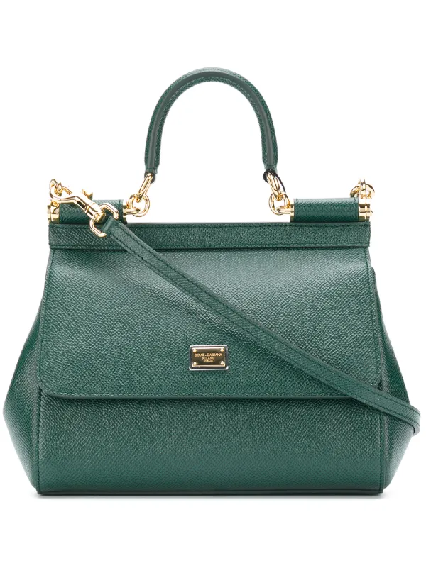 dolce and gabbana green sicily bag