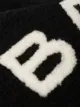 Balenciaga Shearling logo scarf