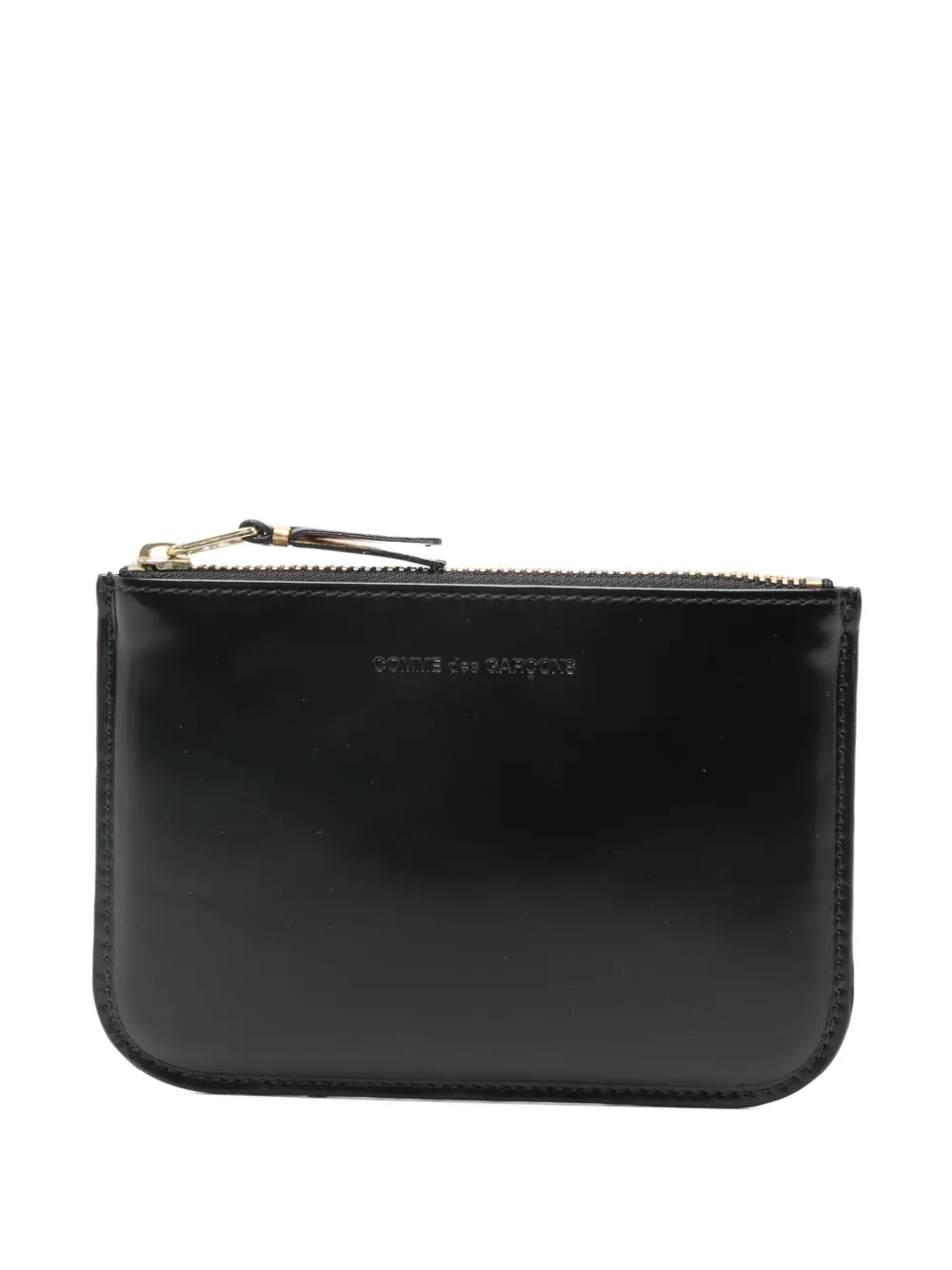 Comme Des Garçons Wallet Glossy Black コインケース - ブラック Comme Des Garçons Wallet Glossy Black コインケース - ブラック