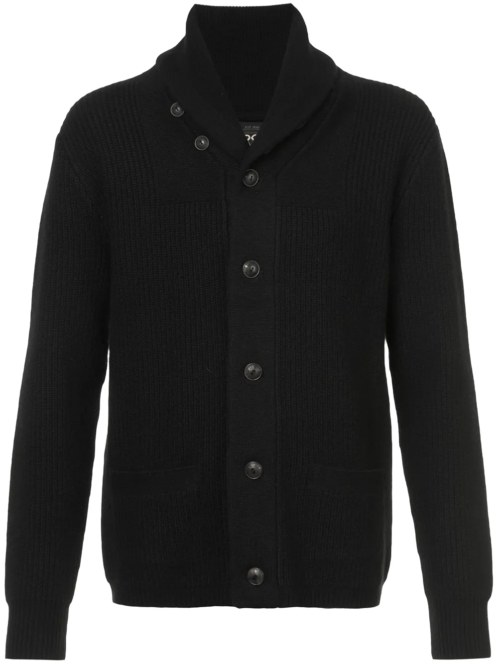 

Ralph Lauren RRL high-neck knitted cardigan - Negro