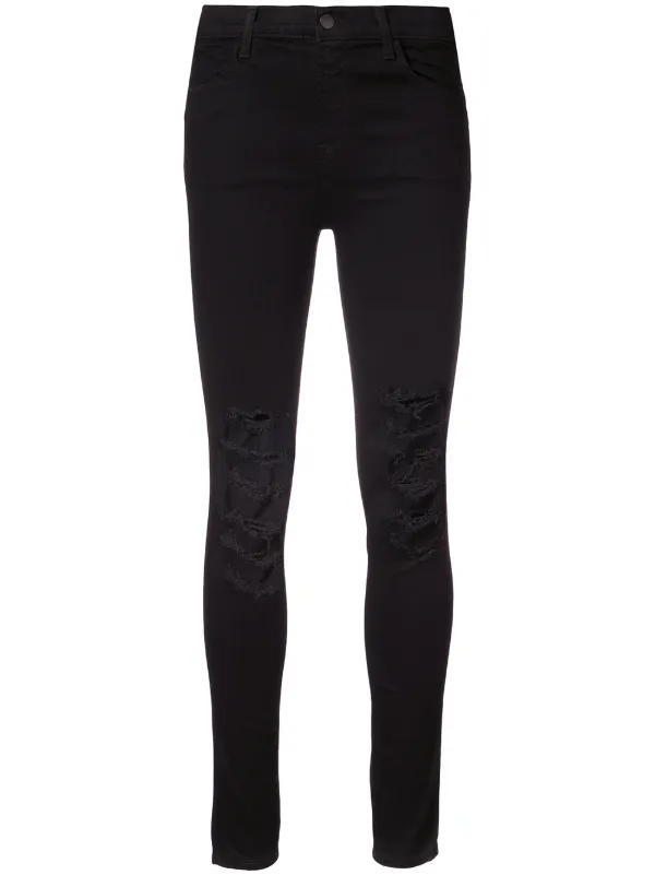 j brand distressed skinny jeans