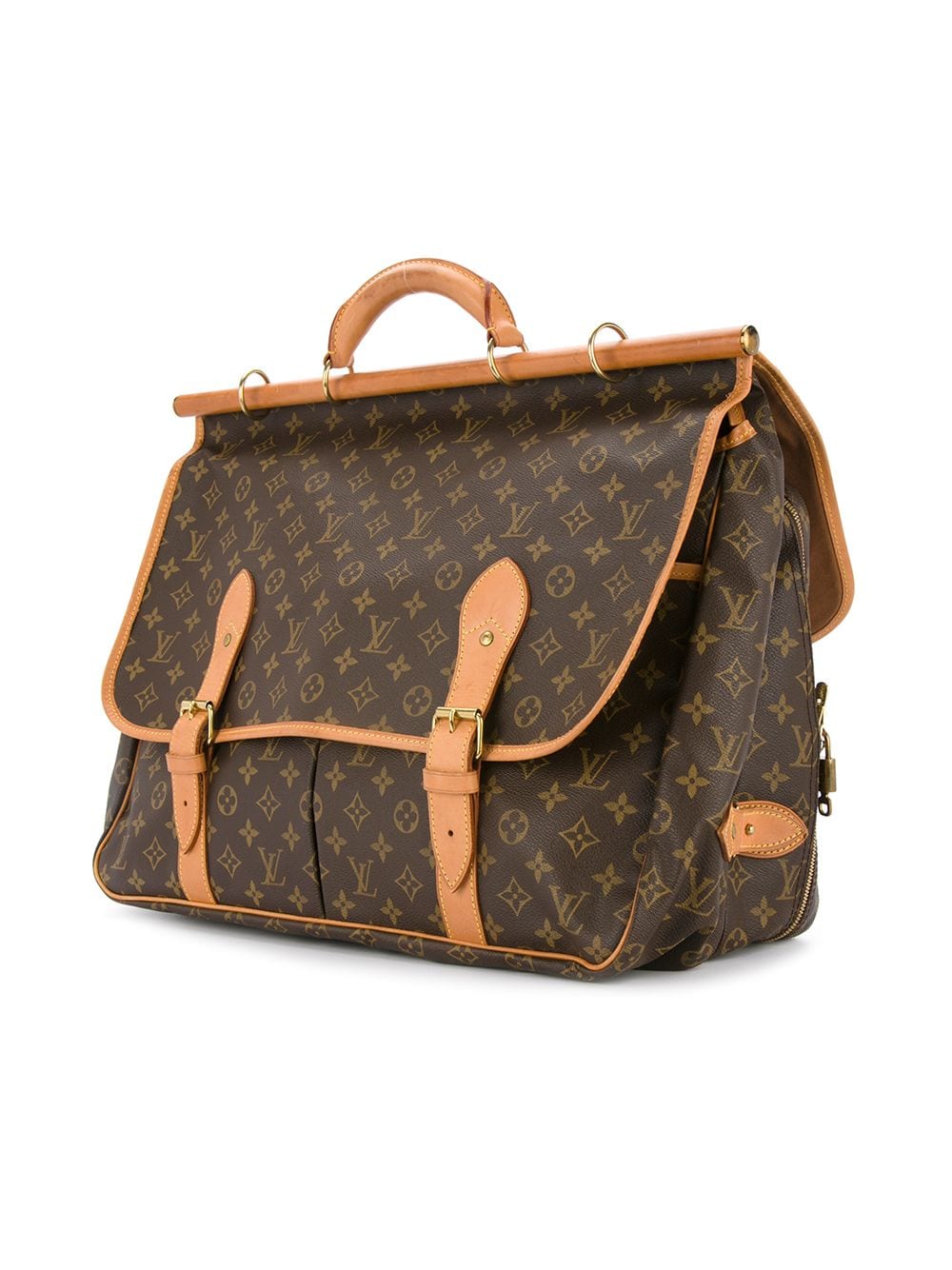 Louis Vuitton Garment Cover Kleber 872068 Monogram Sac Chasse with Strap  Bandouliere Brown Coated Canvas Weekend/Travel Bag, Louis Vuitton