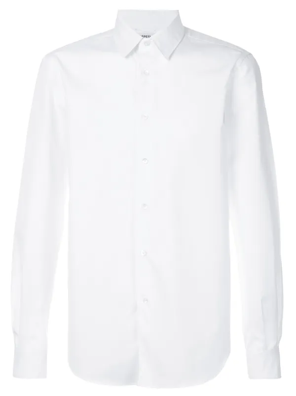 ASPESI Collared Cotton Shirt in White