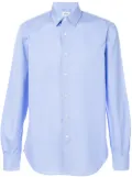 ASPESI gathered cuffs shirt - Blue