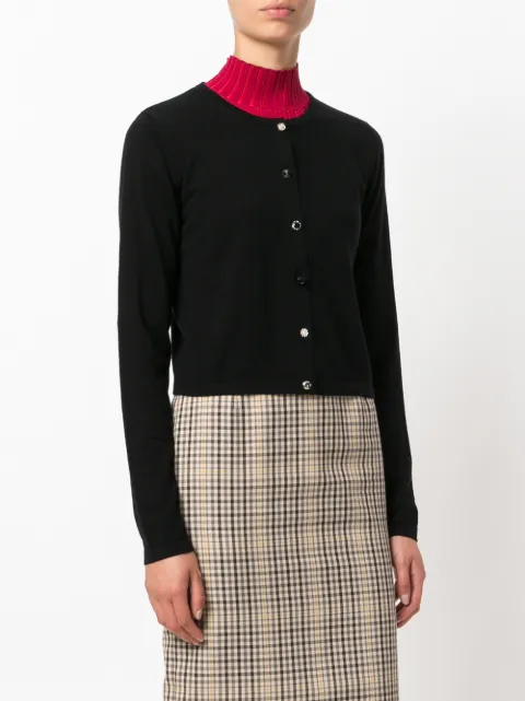 MAX MARA Contrast Button Cardigan | ModeSens