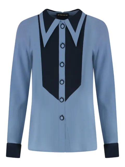 ETRO geometric-detail shirt