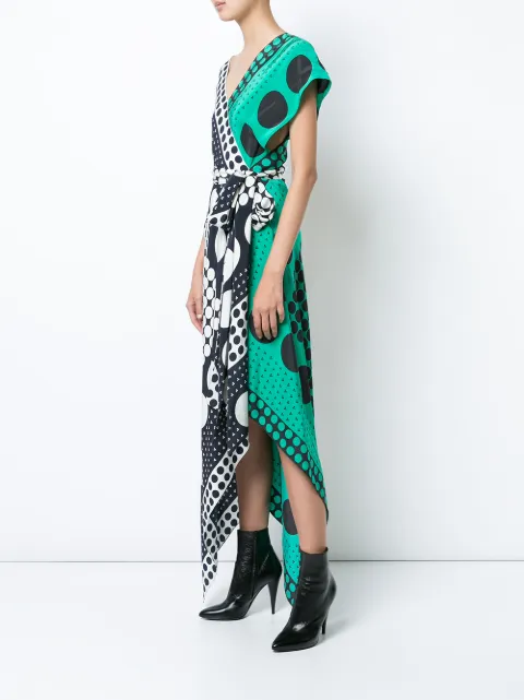 dvf scarf dress