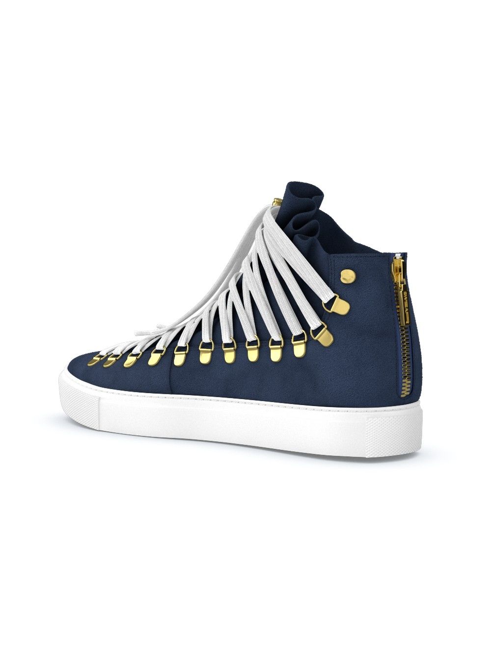 Styleff Swear Redchurch Laced Hi Top Sneakers Fat Track Personalisation