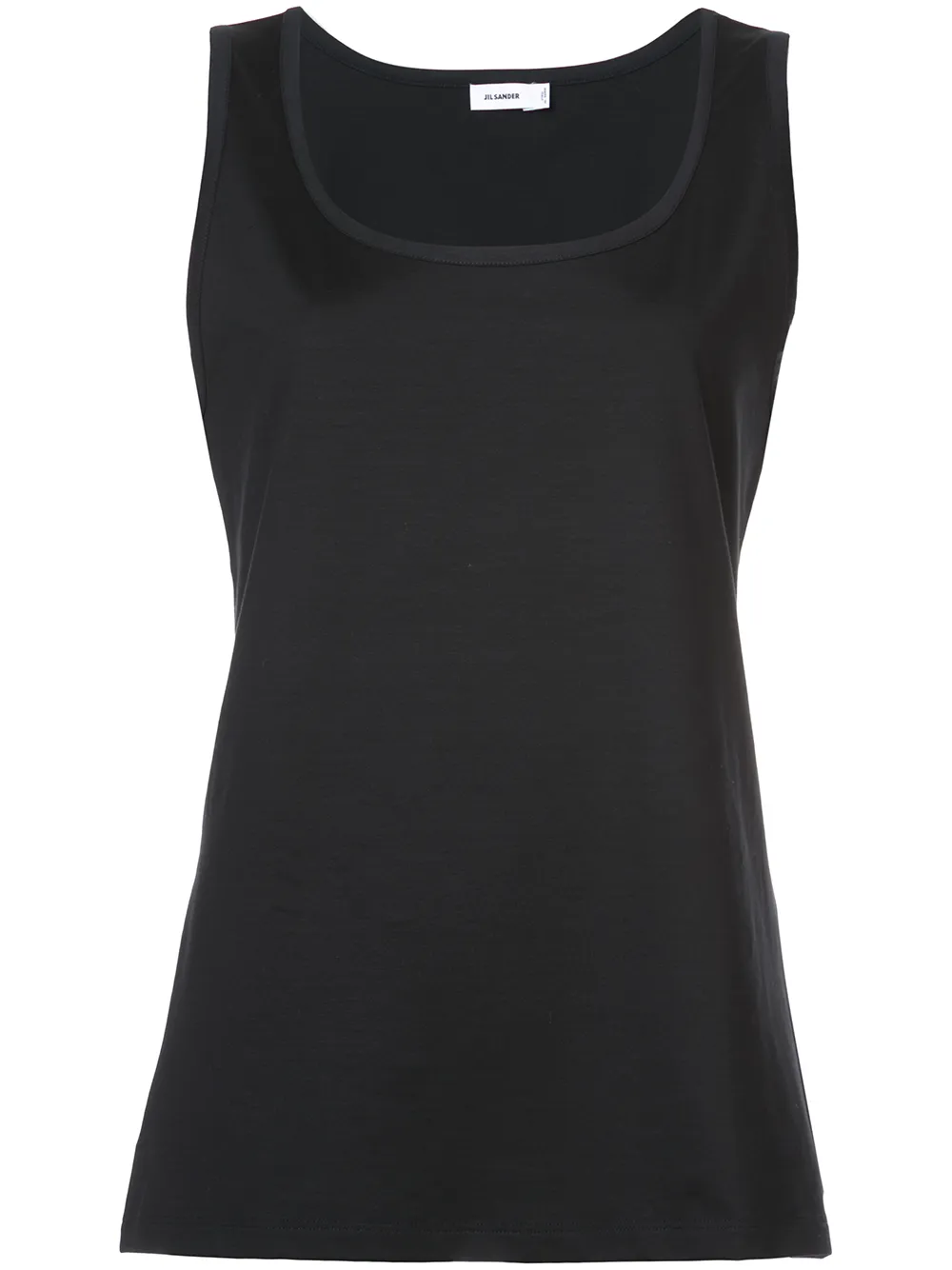 Jil Sander Top canottiera classica - Nero