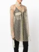 Maison Margiela sheer glitter embellished shirt