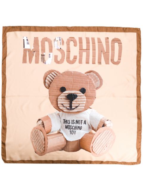 moschino teddy scarf