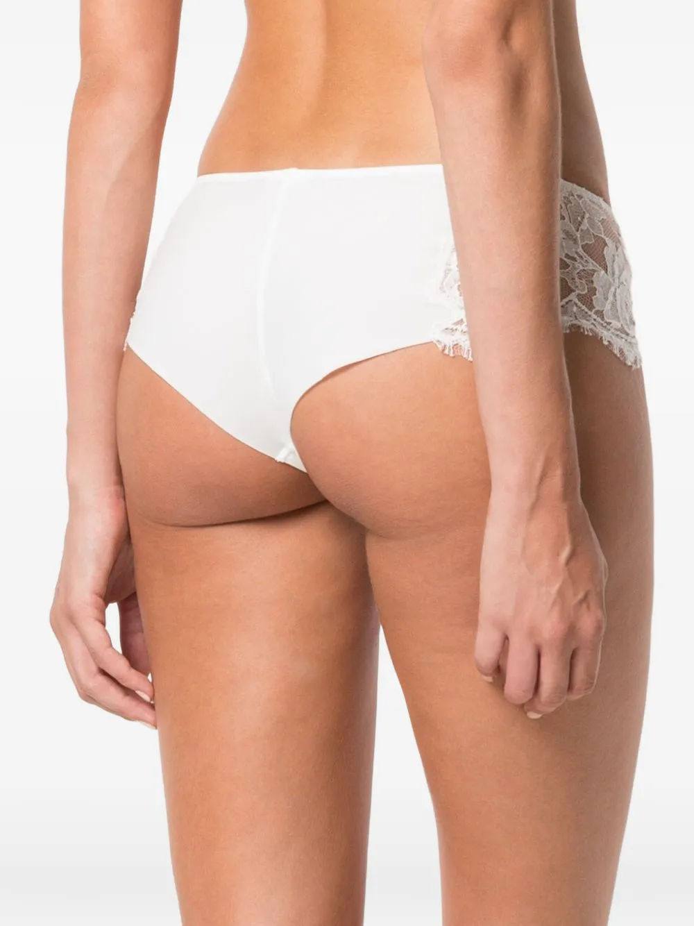  La Perla Lace Story Shorty Briefs - White 