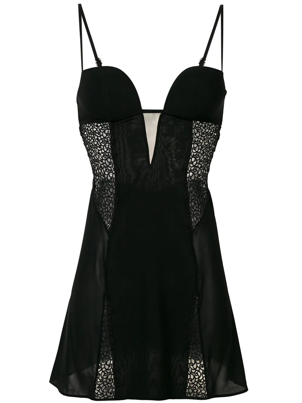 La Perla Macrame Tale Chemise camisole | Black | Image 1