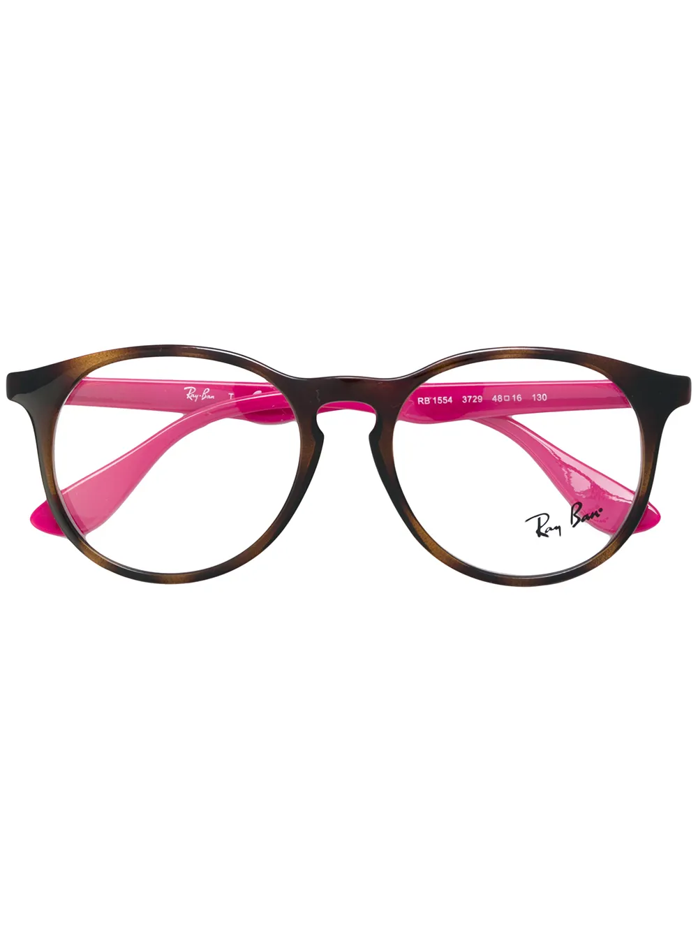 RAY-BAN JUNIOR Brille in Schildpattoptik - Rosa