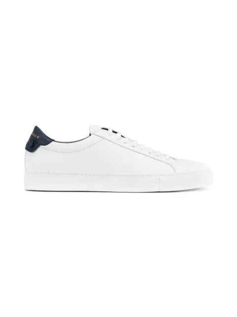 Click to view more detailed imagery on our partner's website Givenchy Men's Urban Street Leather Low-top Sneakers In 116 - White/black