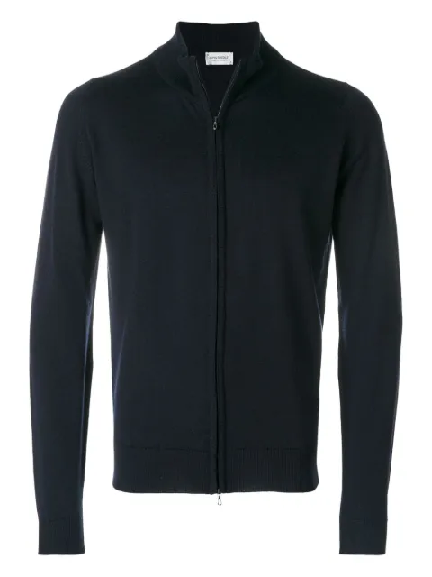 John Smedley high neck zipped cardigan