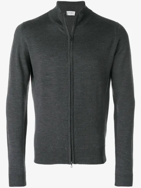 John Smedley high neck zipped cardigan