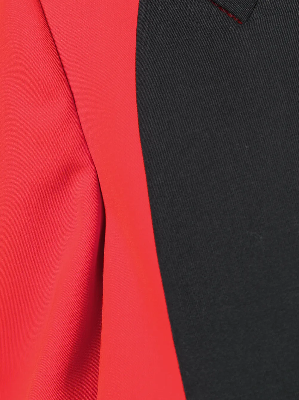 Lanvin contrast lapel jacket Rood