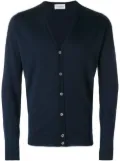 John Smedley V-neck cardigan - Blue